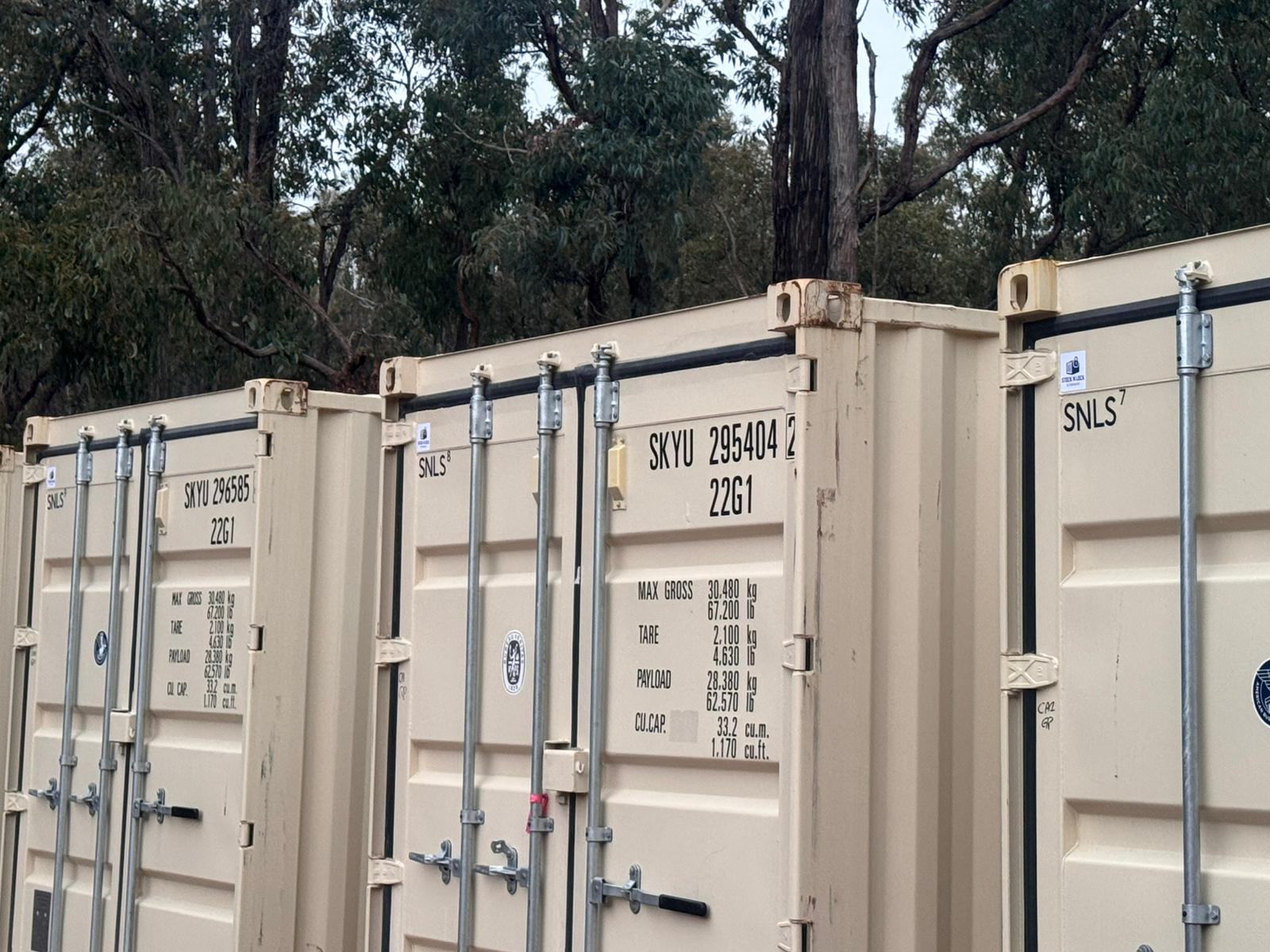 Stock'n Lock mobile storage containers ready for delivery across Perth